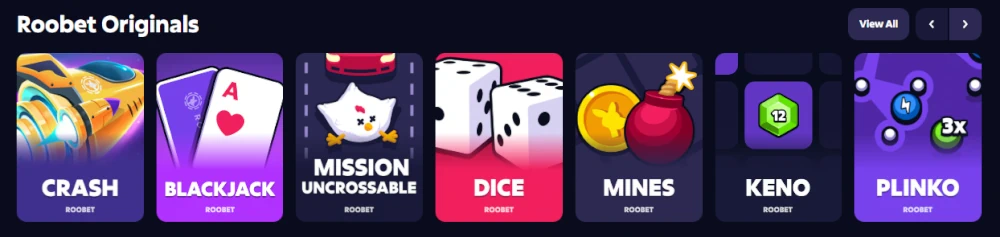 Juegos Originales de Roobet